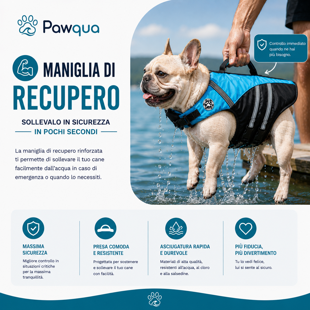Pawqua™ – Giubbotto Salvagente
